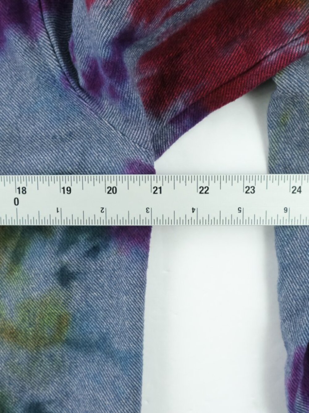 Men’s Slate & Stone Cotton Flannel Shirt Jacket Shacket Tie Dye Twill size M - Picture 4 of 6